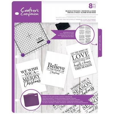 Crafter's Companion Clear Stamps - Believe in the Magic